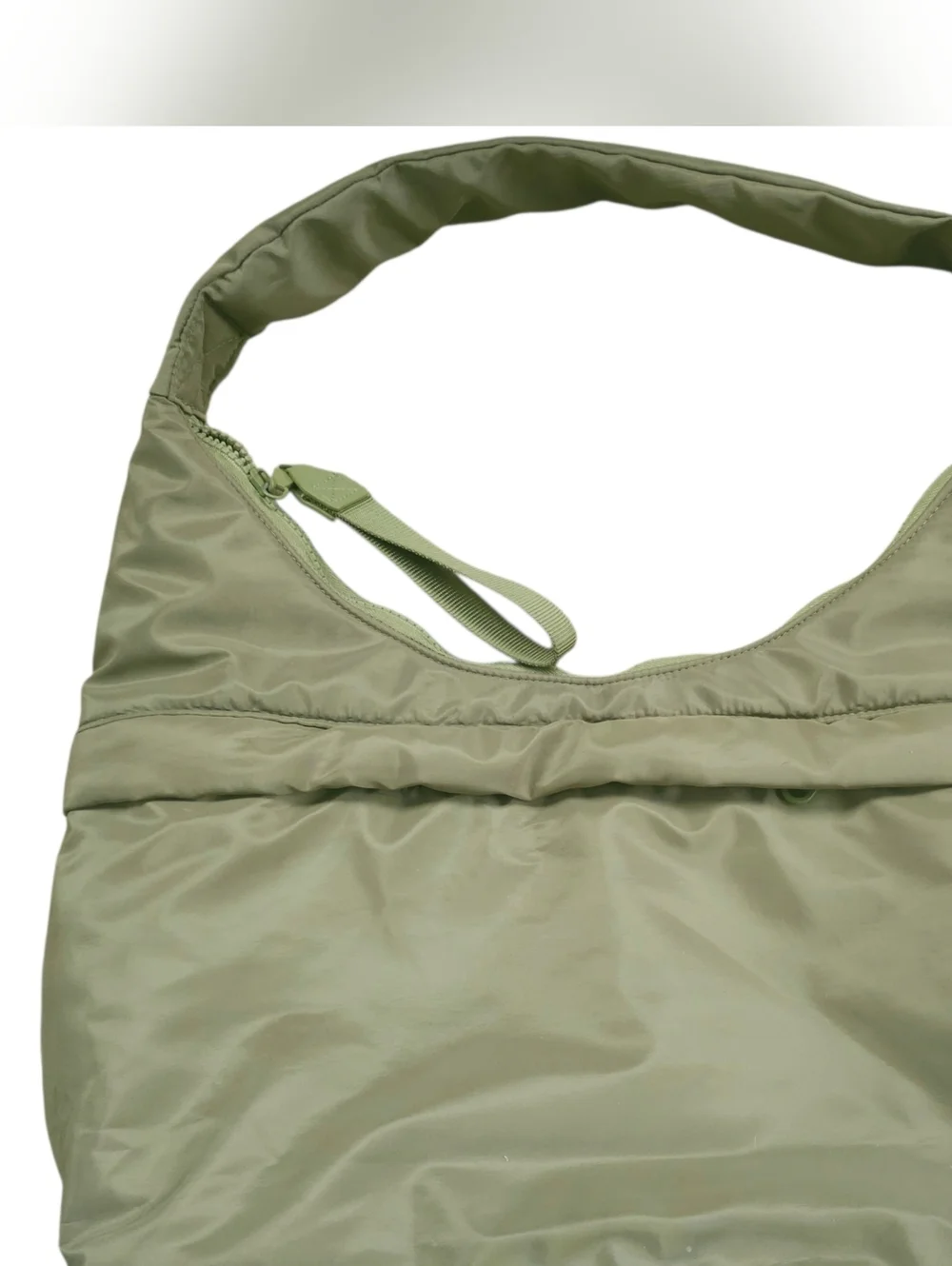 Danskin Olive Green Nylon Shoulder Bag